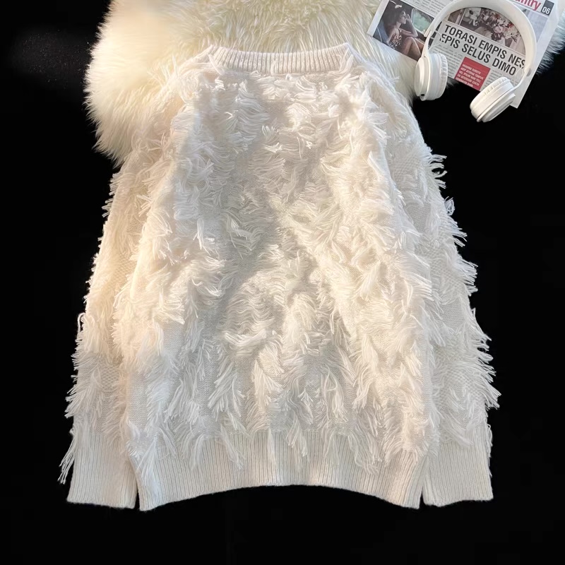 Golden hour fluffy sweater SSZZ453 images